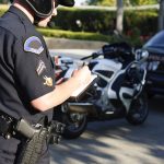 a motorcycle police officer
